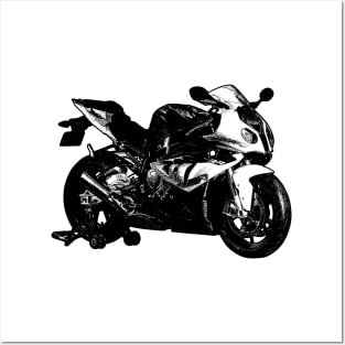 S1000RR 2011 Bike Sketch Art Posters and Art